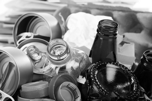 Accessible booking interface mockup for commercial waste removal in Dalston