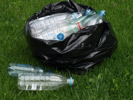 Professional waste collection team